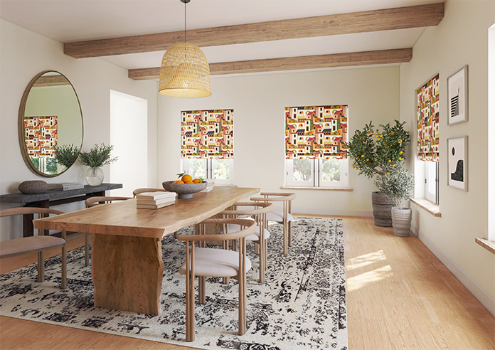 Santiago, Rumba - Twist&Fit Roman Blind - Image 6